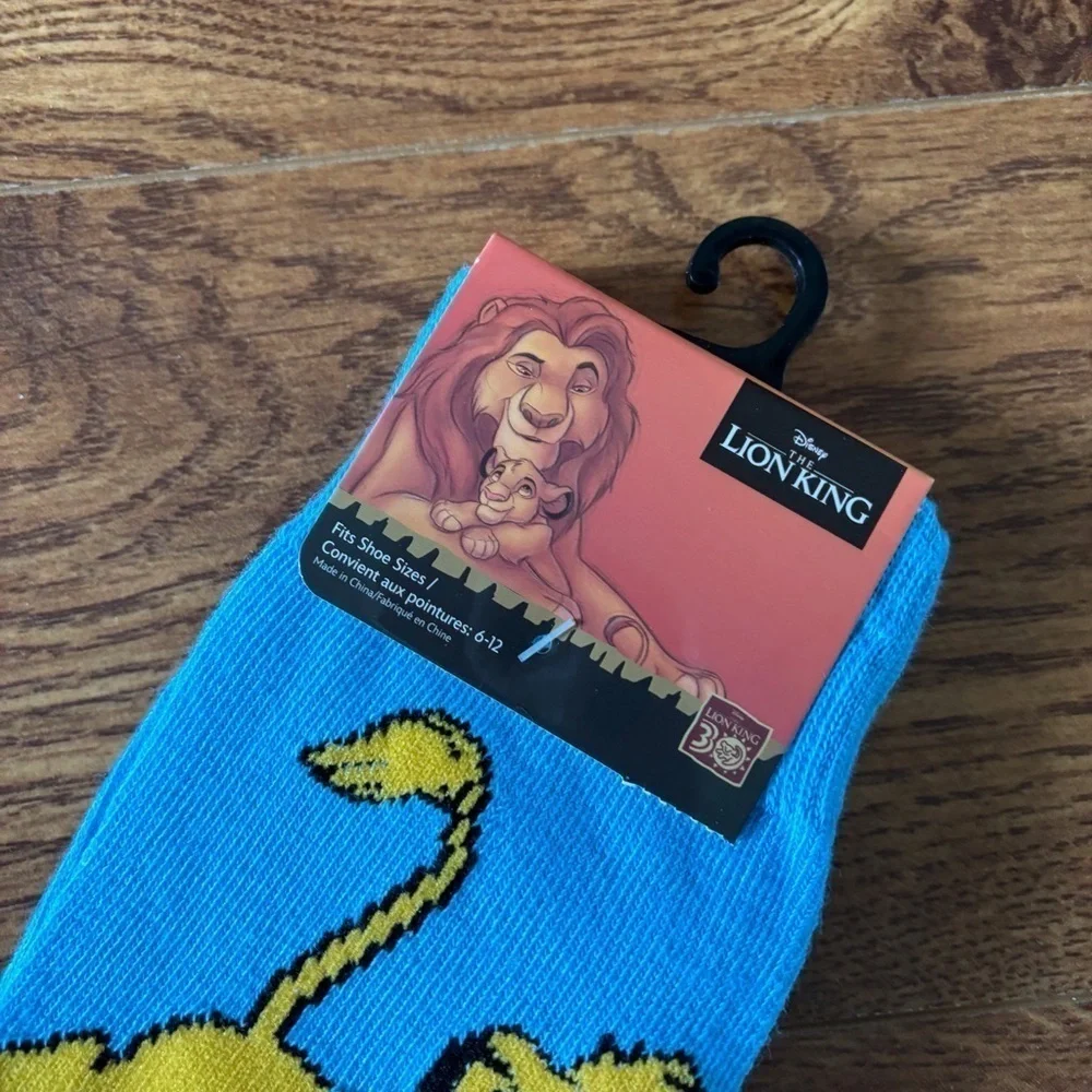 Disney The Lion King Blue crew Socks